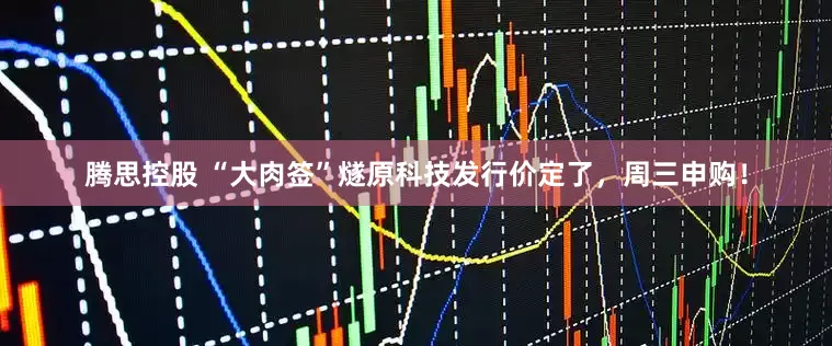 腾思控股 “大肉签”燧原科技发行价定了，周三申购！